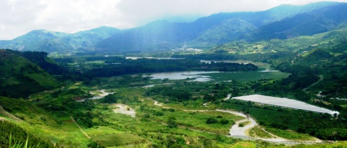 beautiful valley in costa rica